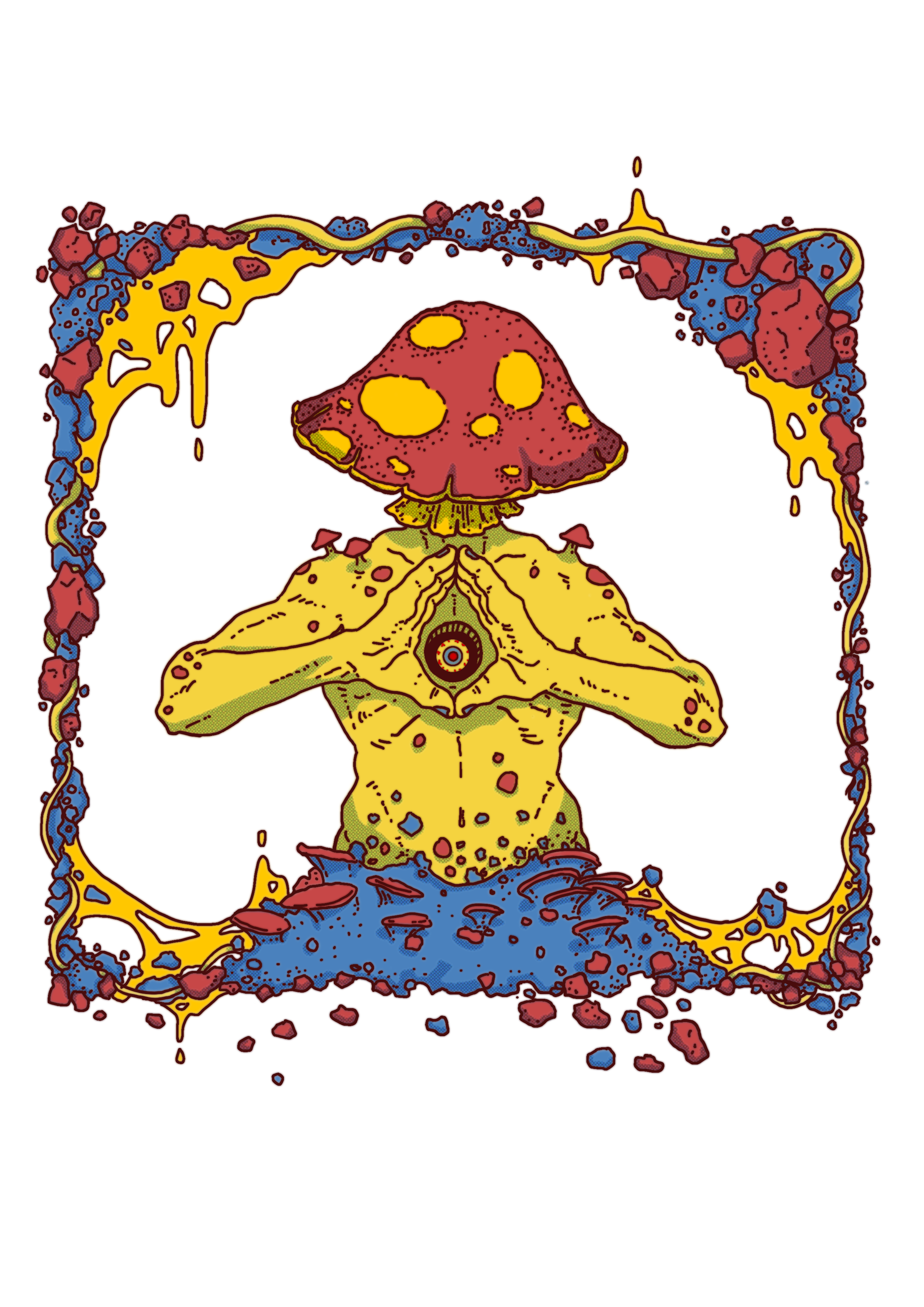 Tame the Giant mushroom man artwork